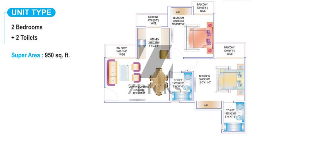 Aims AMG Resi Complex III Floor Plan