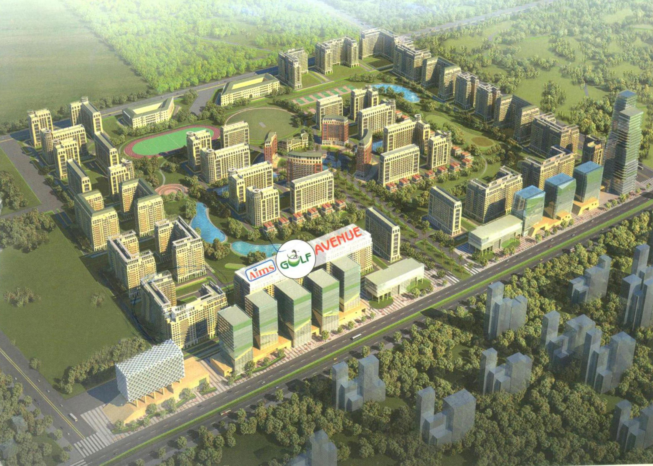  2 BHK  Apartment for sale in Aims Max Gardenia Golf City Noida