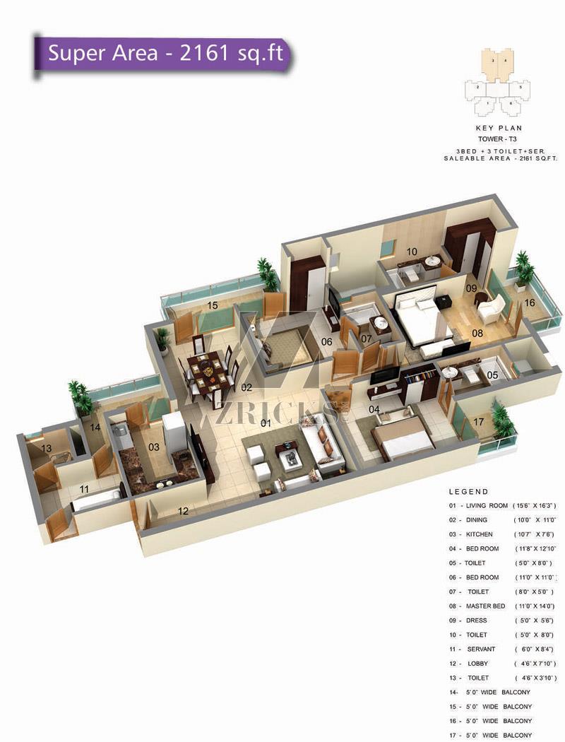 Rudra Pavo Real Floor Plan