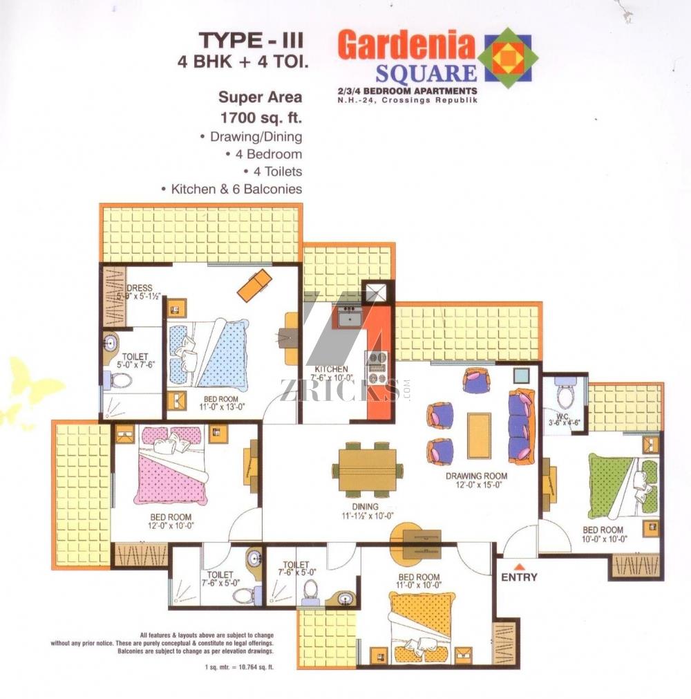 Gardenia Square II Floor Plan