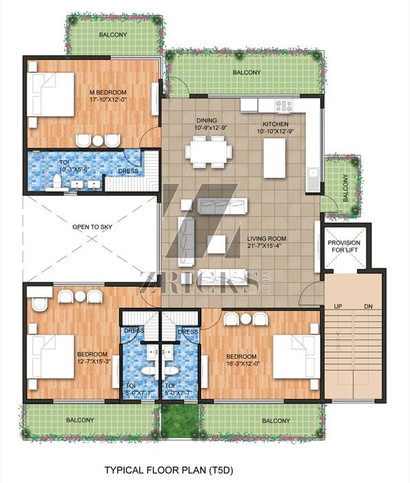 Raheja Ayana Residences Floor Plan