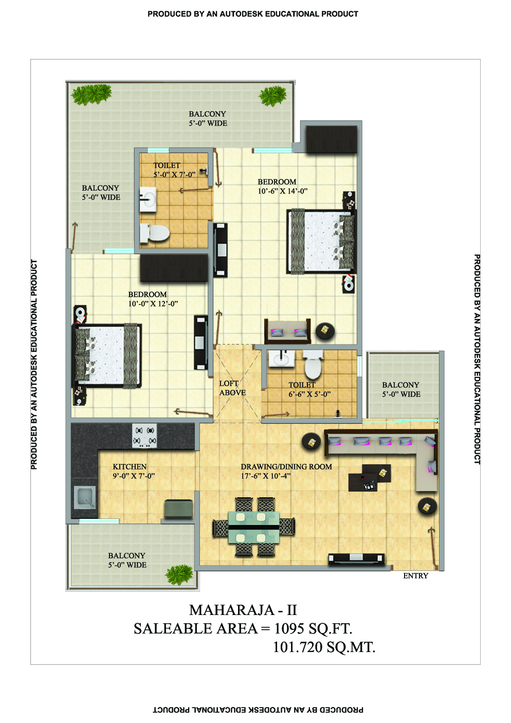 SKA Green Mansion Floor Plan