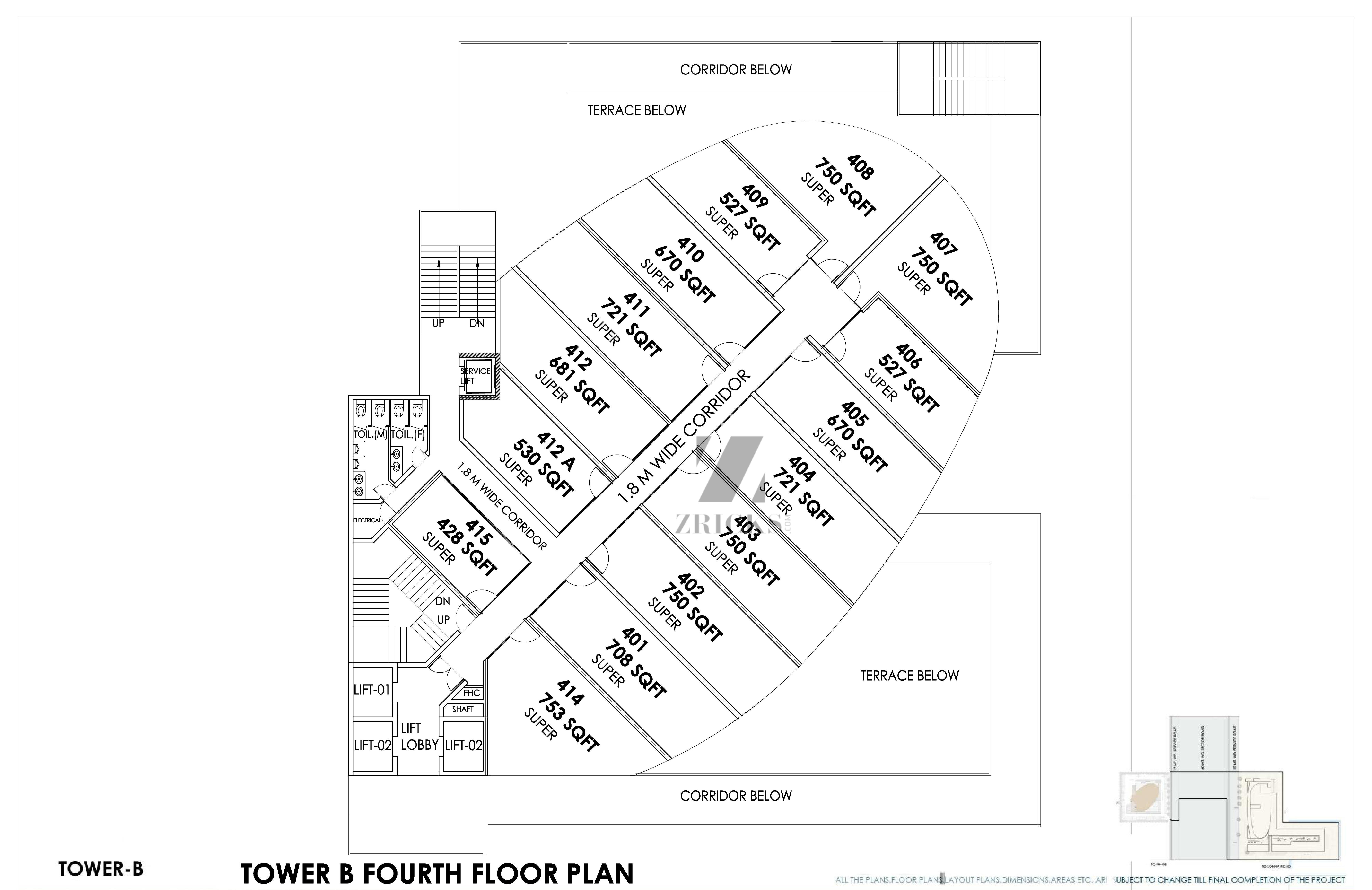Spaze Forum Floor Plan