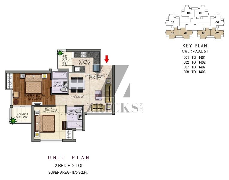 Aditya Urban Casa Floor Plan