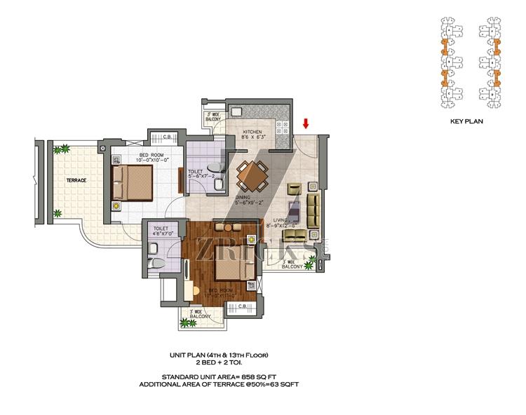 Aditya Luxuria Estate Floor Plan