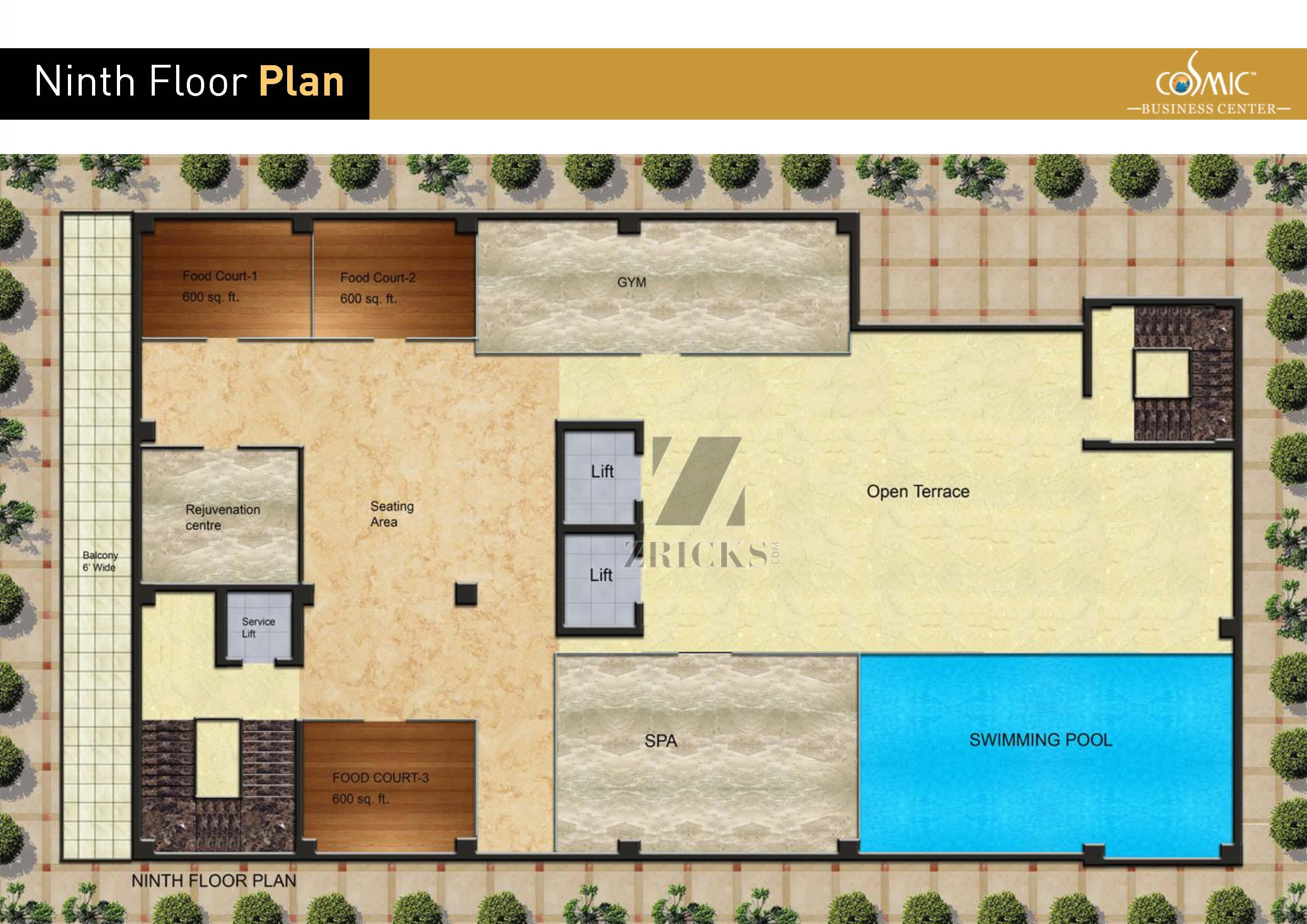 Cosmic Business Center Floor Plan