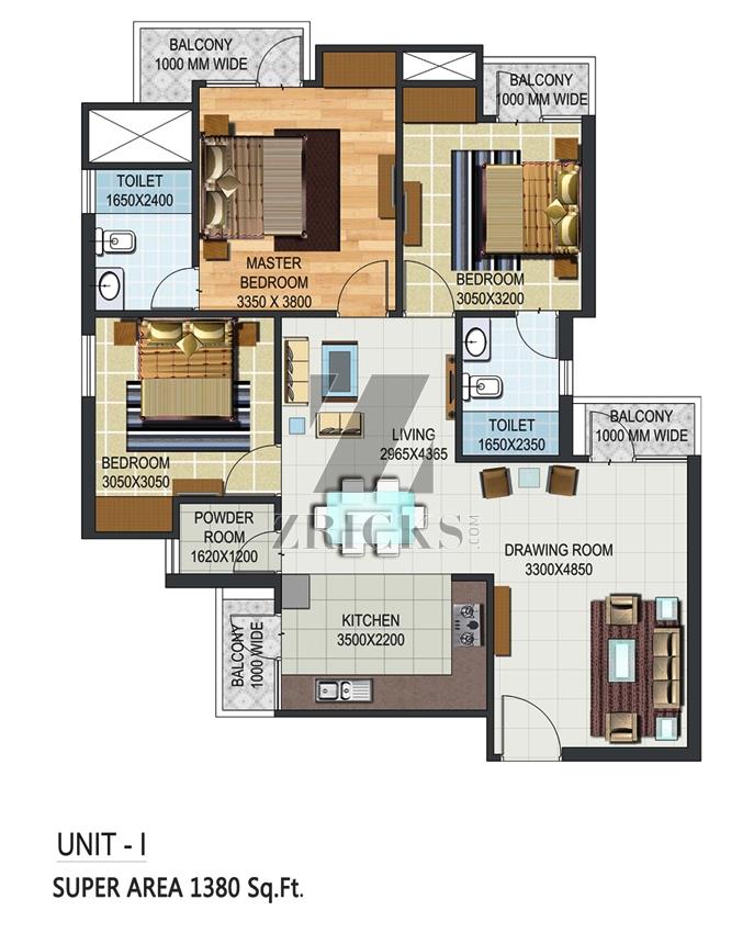Aditya City Apartments Floor Plan