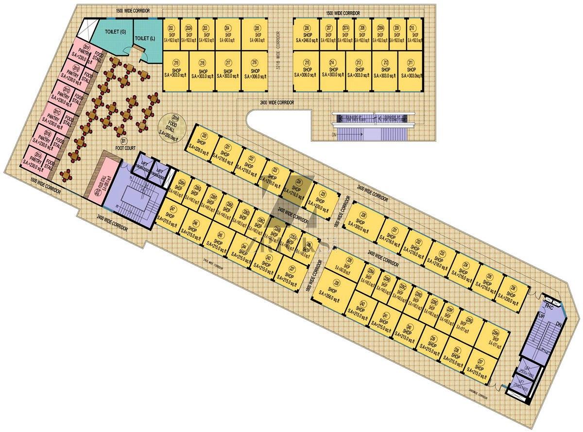 Aditya High Street Floor Plan
