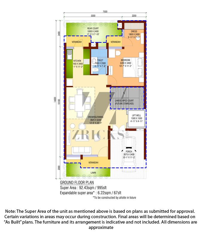Jaypee Greens Sportsville Floor Plan