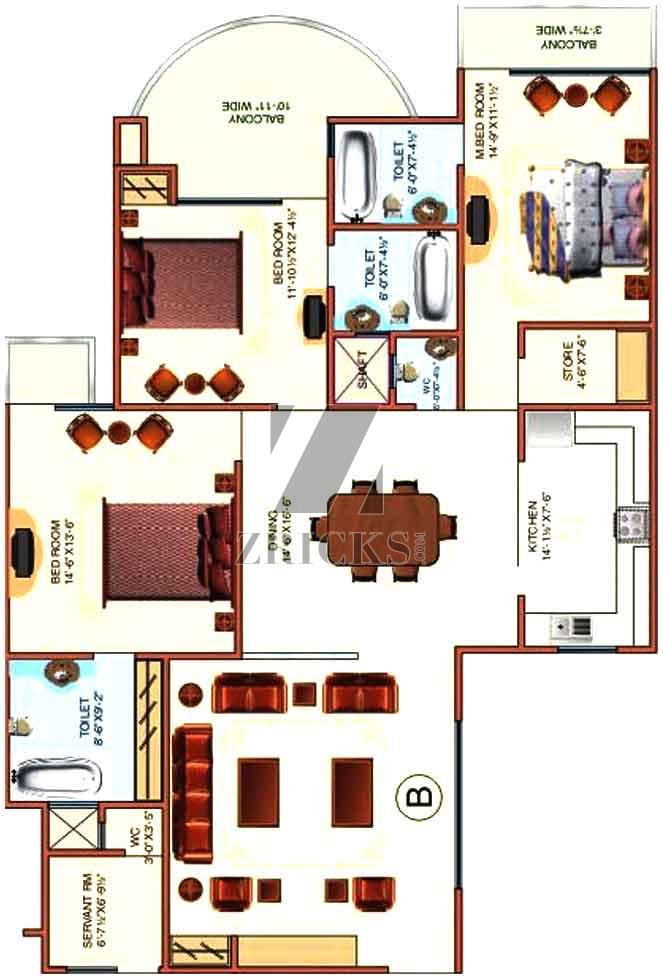 Surya Kanishk Tower Floor Plan