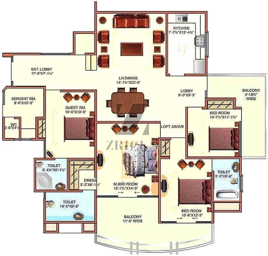 Surya Kanishk Tower Floor Plan