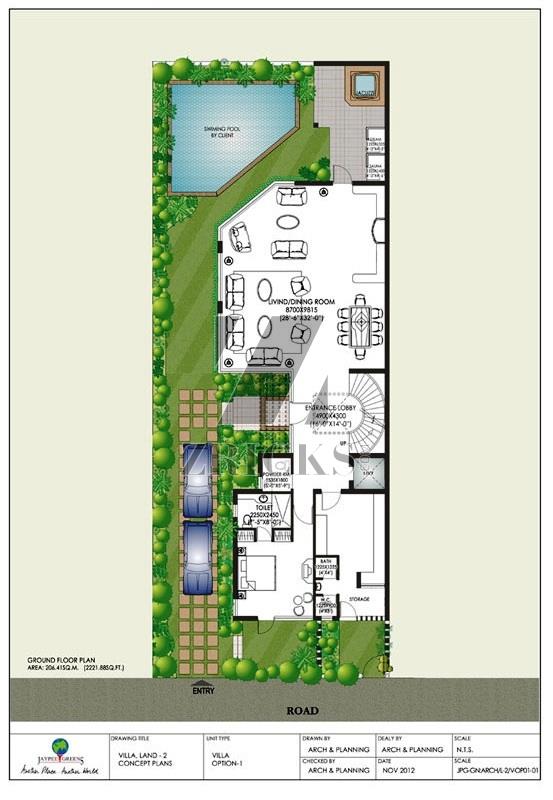 Jaypee Greens Independent Villas Floor Plan