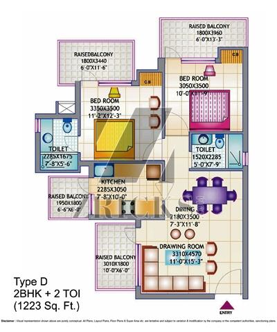 DPL Aravali Heights Floor Plan