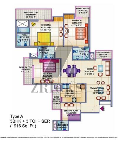 DPL Aravali Heights Floor Plan
