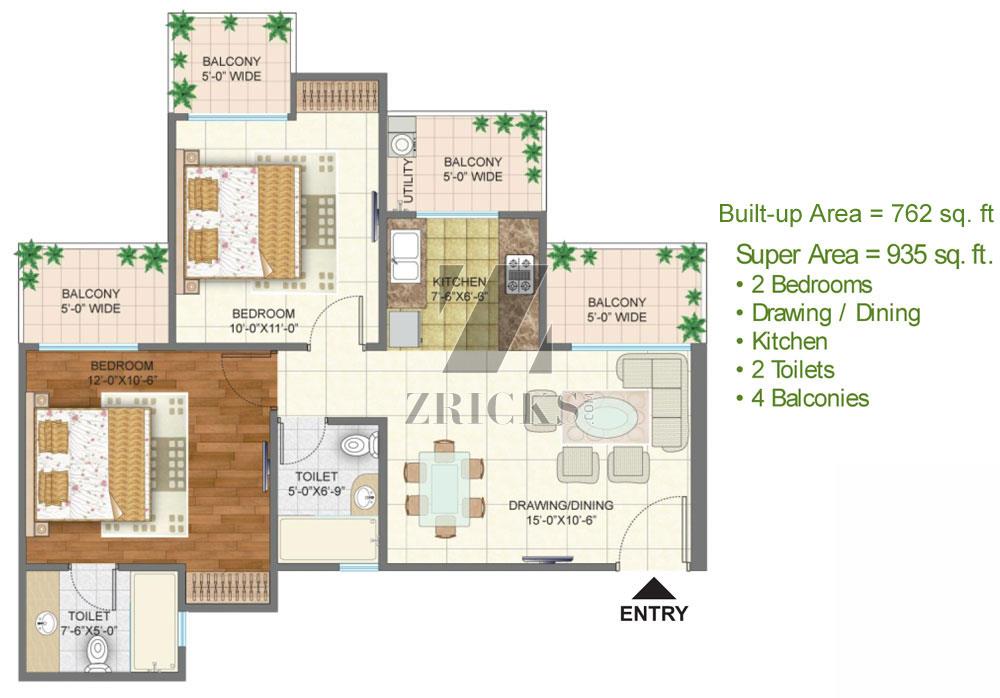 Arihant Arden Floor Plan
