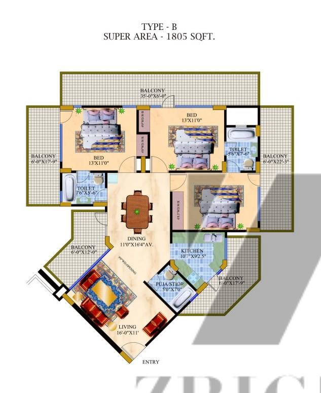 Prabhuprem Advantage Floor Plan