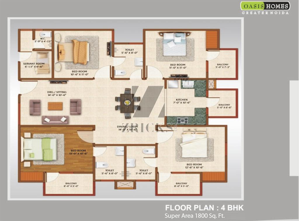 Oasis Homes Floor Plan