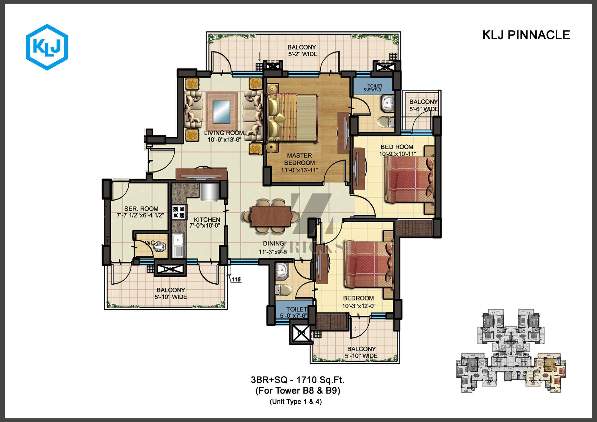 KLJ Pinnacle Floor Plan
