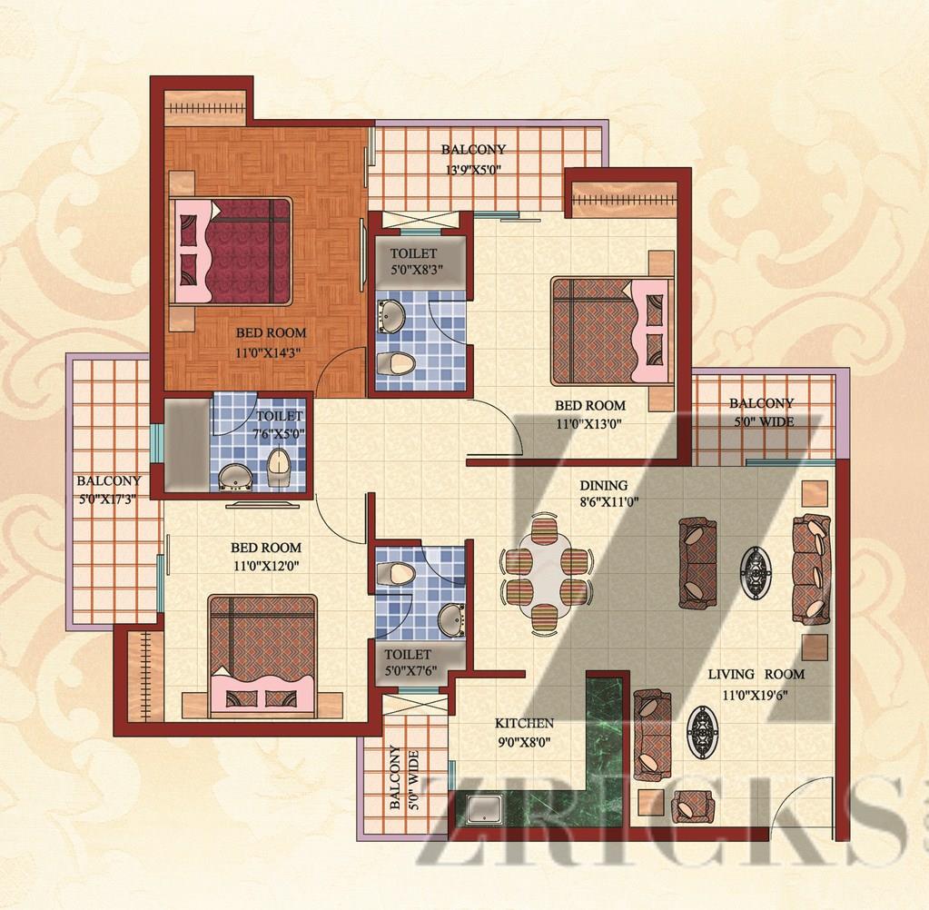 NCR Monarch Floor Plan