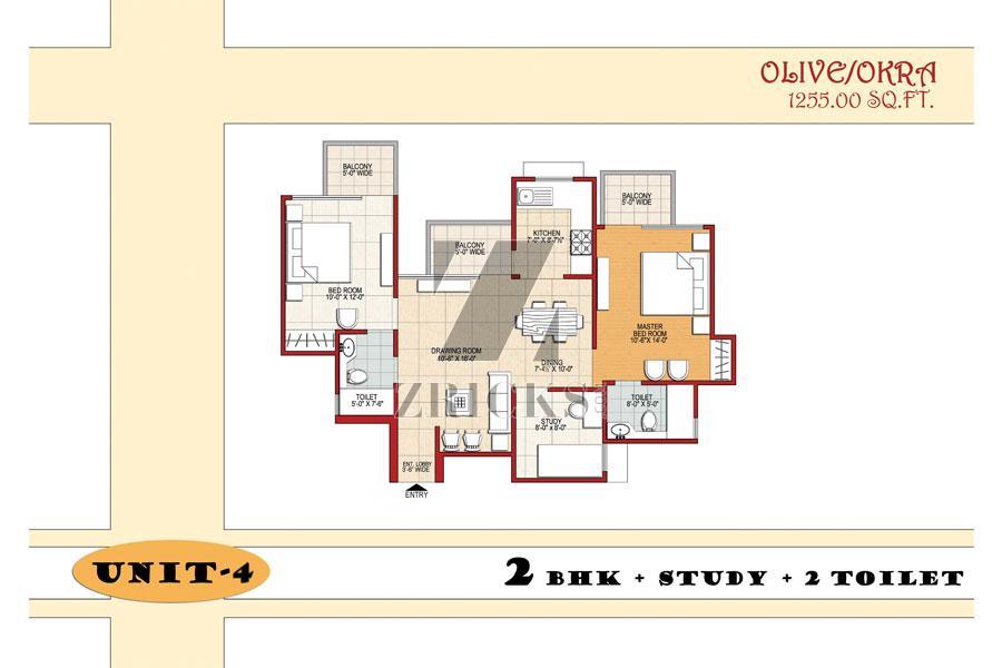 SVP Gulmohur Residency Floor Plan