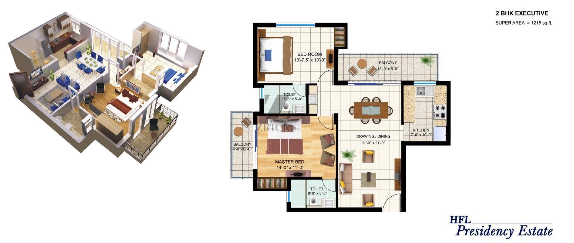 HFL Presidency Estate Floor Plan