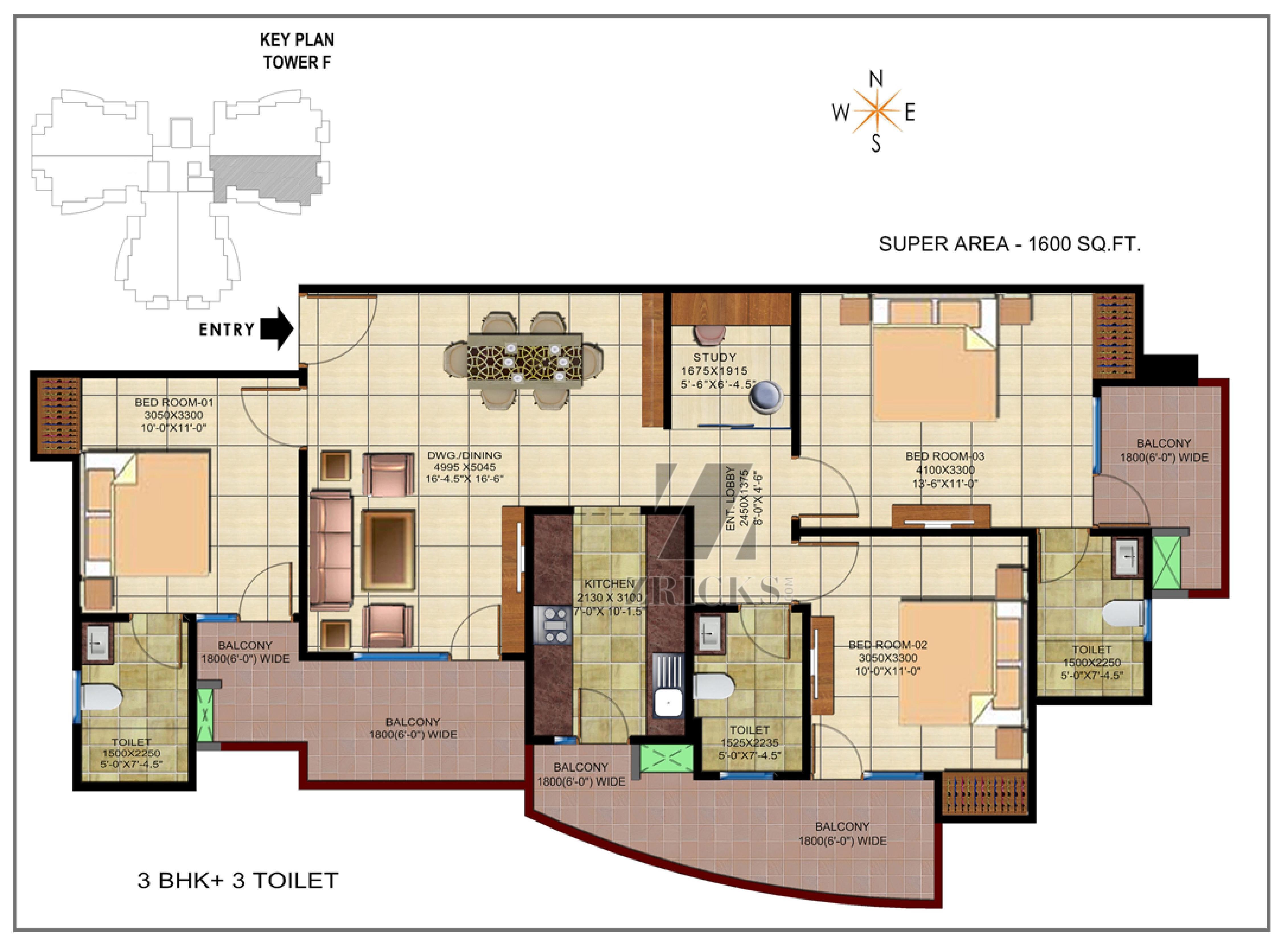 VP Spaces Grandeur Floor Plan