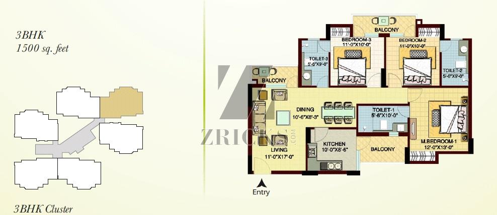 ABP Neemrana One Floor Plan