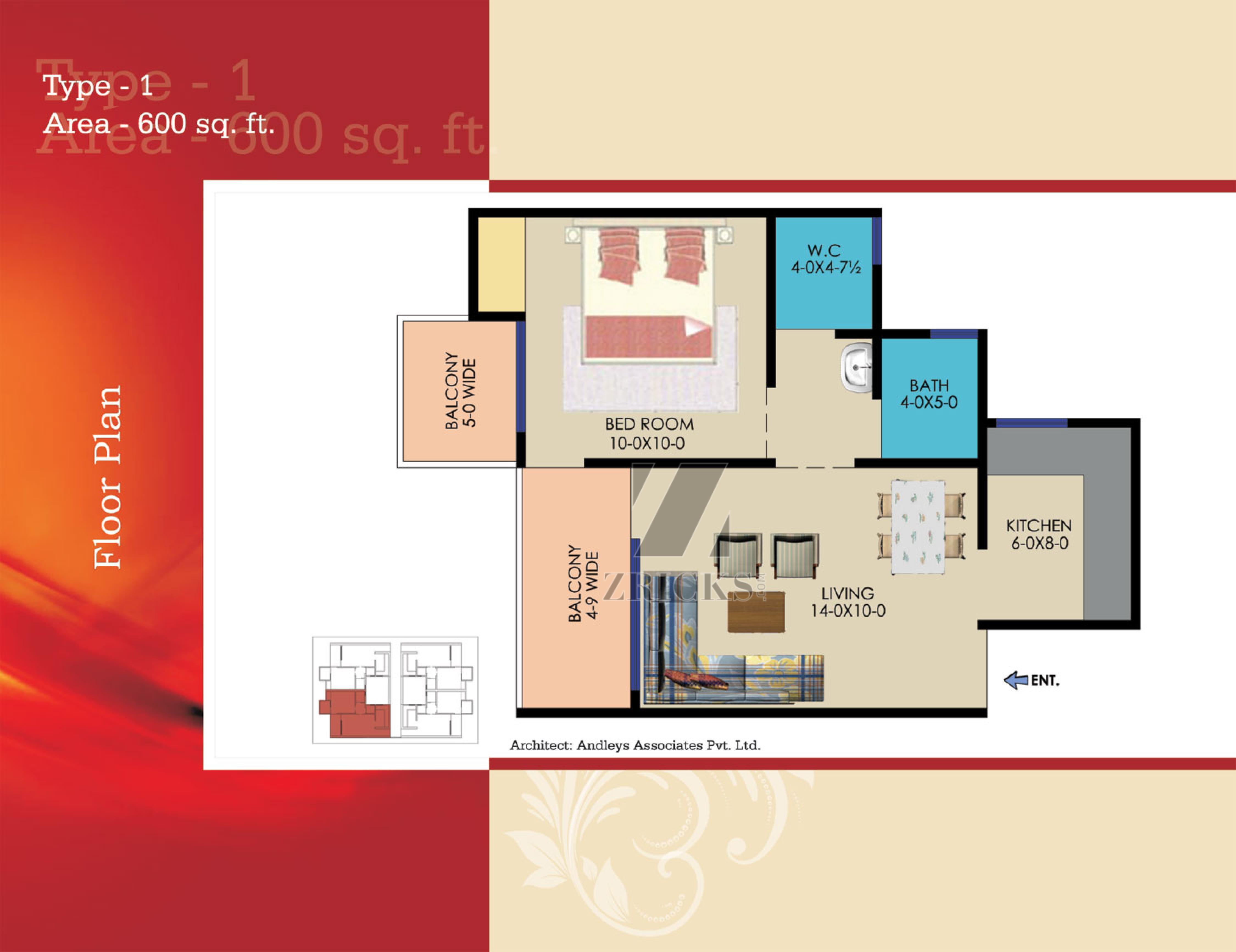 Ekdant Rawal Residency Floor Plan