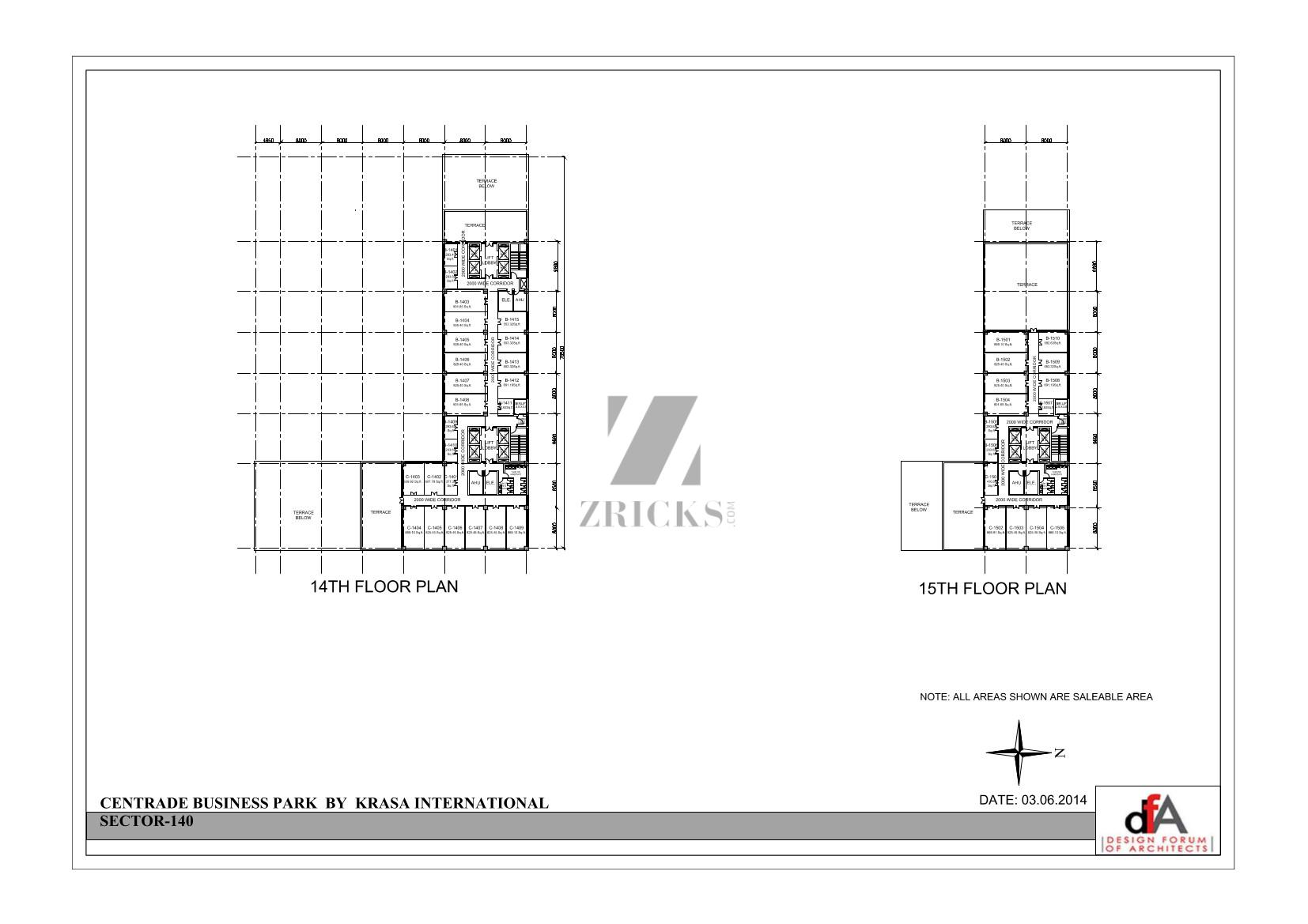 Krasa Centrade Business Park Floor Plan