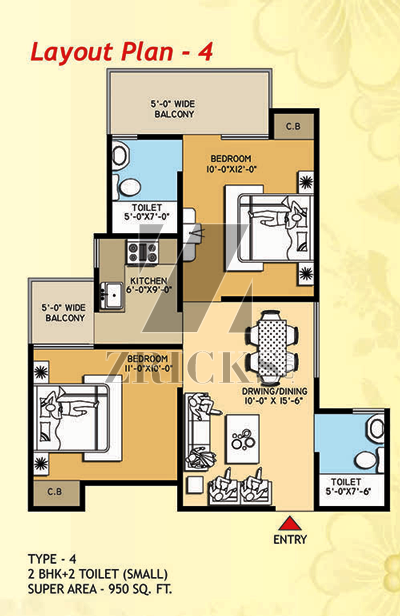 Meenal Balmukanda Residency Floor Plan
