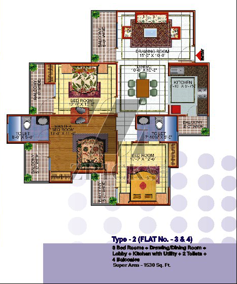 Skytech Merion Residency I Floor Plan
