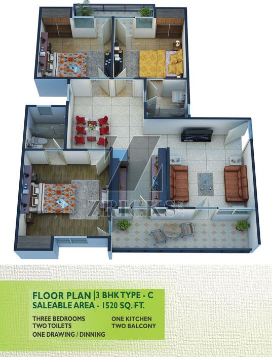 JKG Palm Court Floor Plan