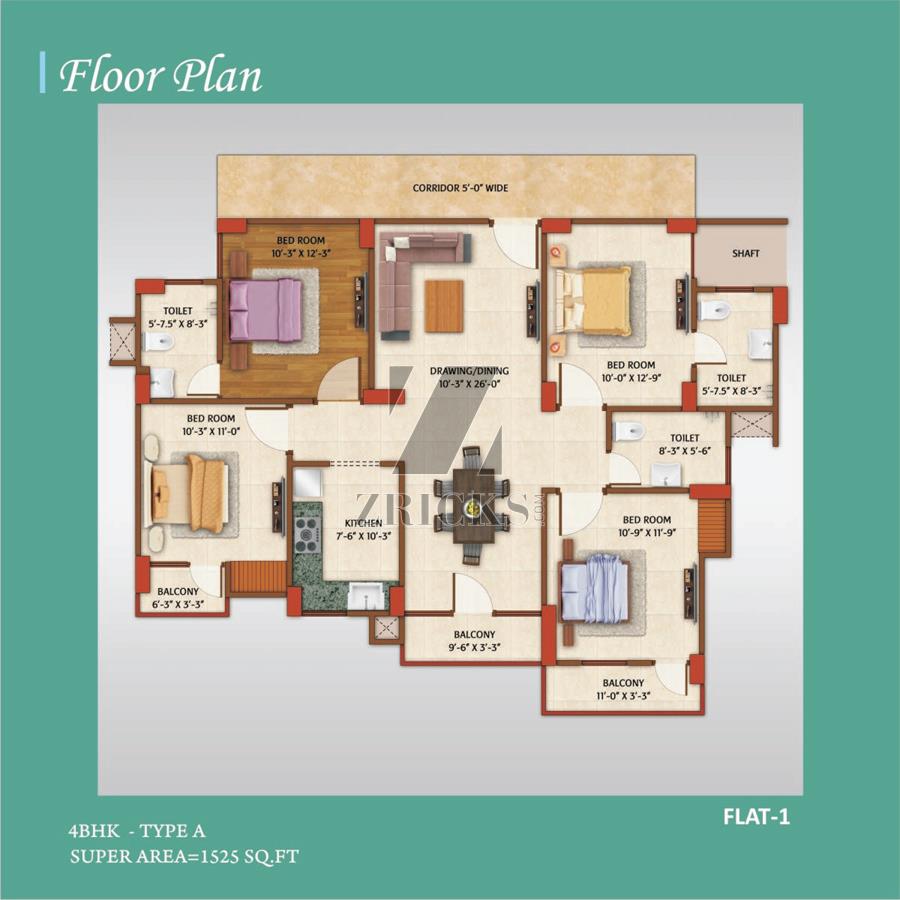 AVJ Homes Floor Plan