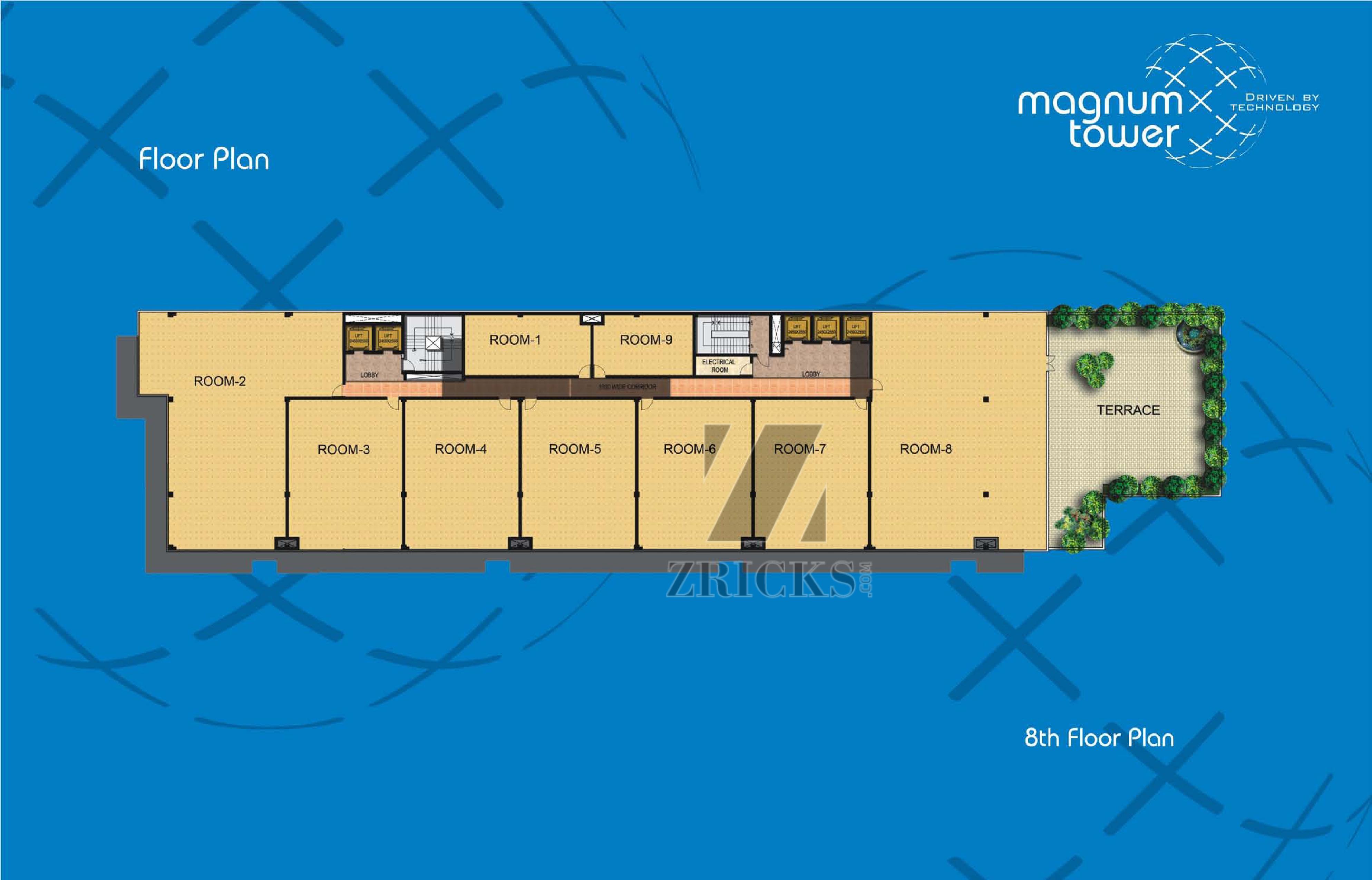 Galaxy Monnet Magnum Tower Floor Plan