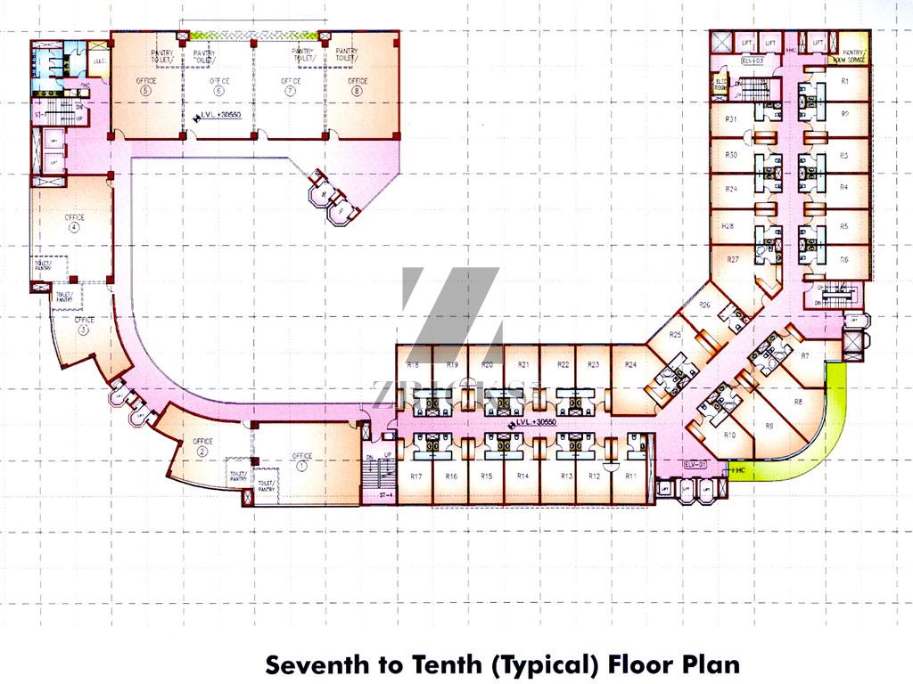 KM Trade Tower Floor Plan