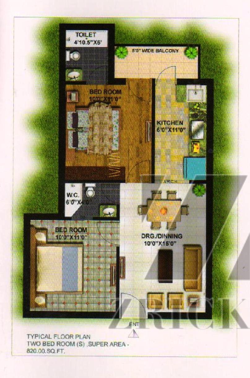 Kalka Royal Residency Floor Plan