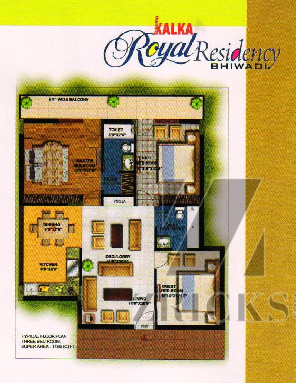 Kalka Royal Residency Floor Plan