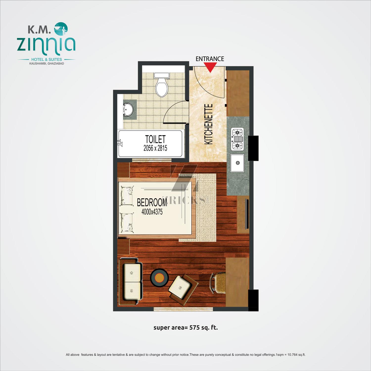 KM Zinnia Floor Plan