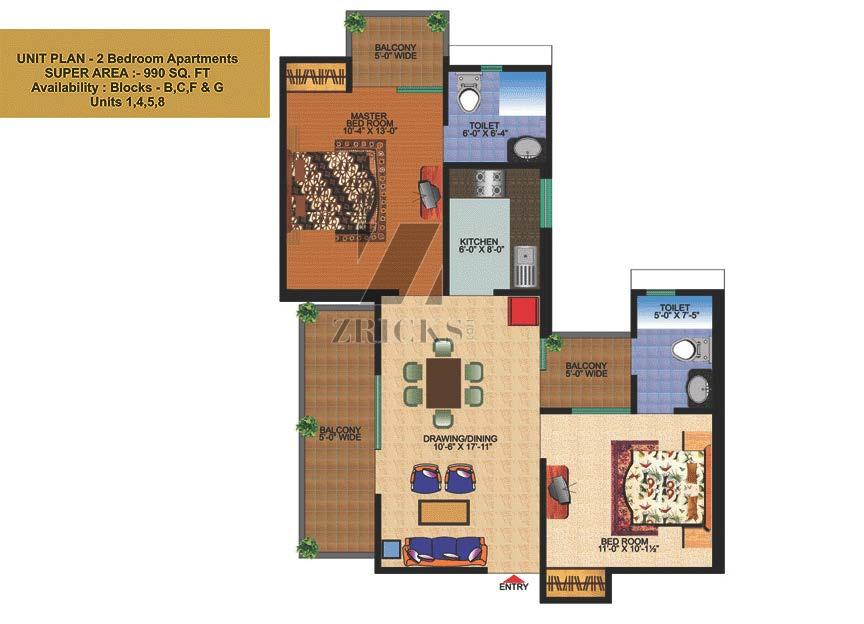 Value Infra Meadows Vista II Floor Plan
