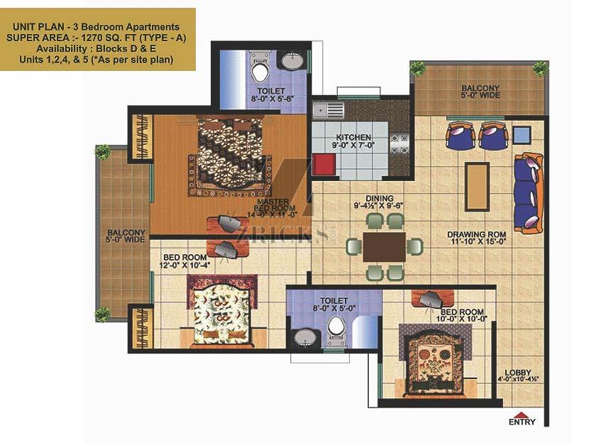 Value Infra Meadows Vista II Floor Plan