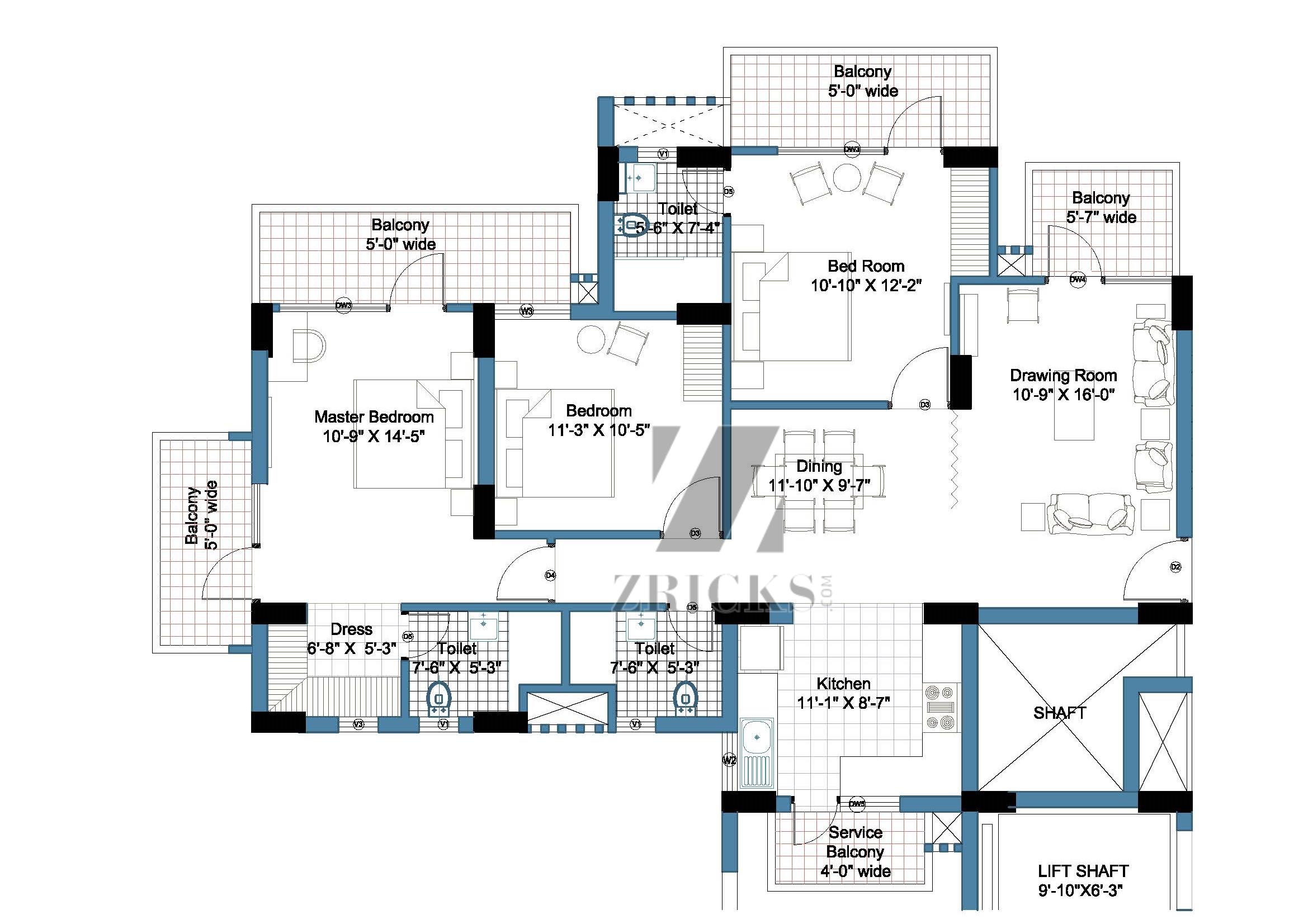 Tashee Capital Gateway Floor Plan