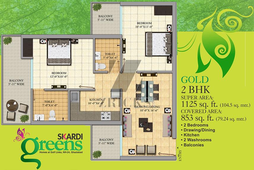 Divyansh Skardi Greens Floor Plan