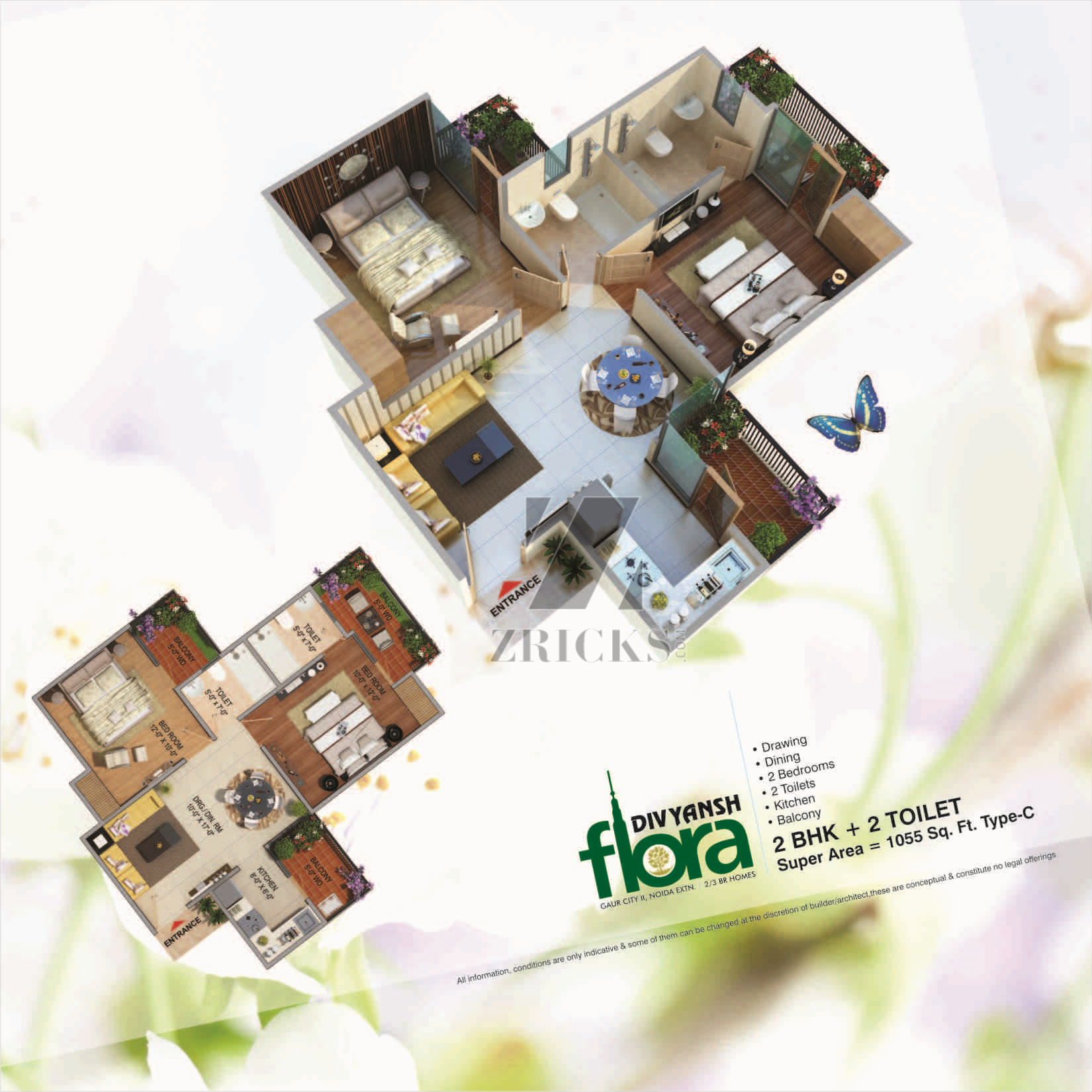 Divyansh Flora Floor Plan