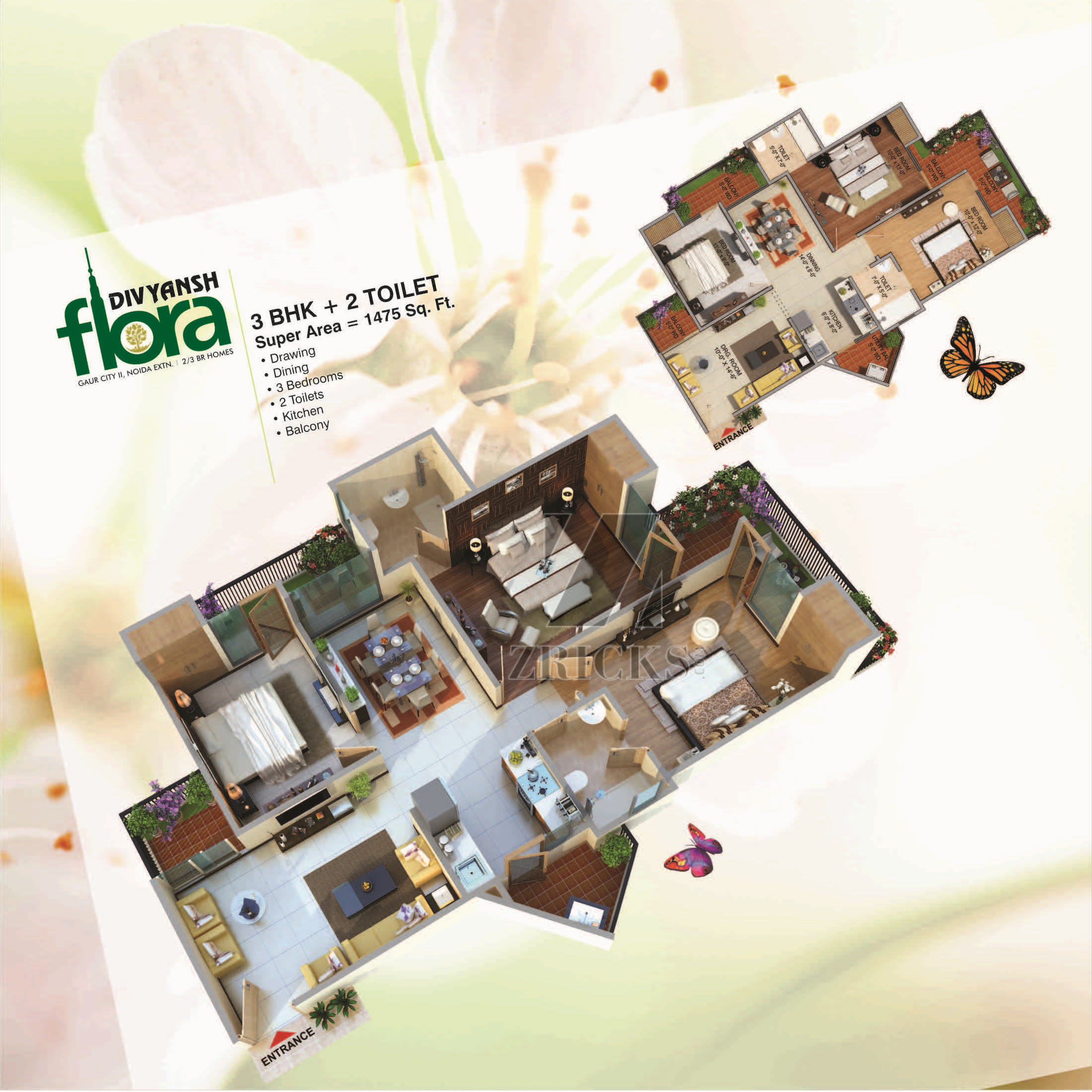 Divyansh Flora Floor Plan