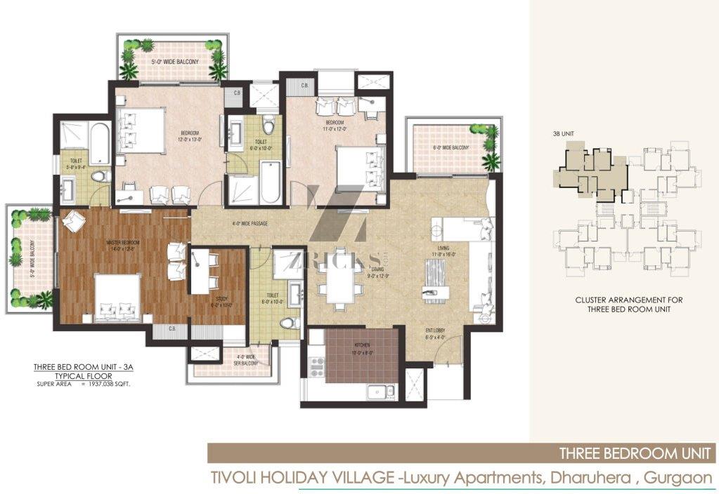 Tivoli Holiday Village Floor Plan
