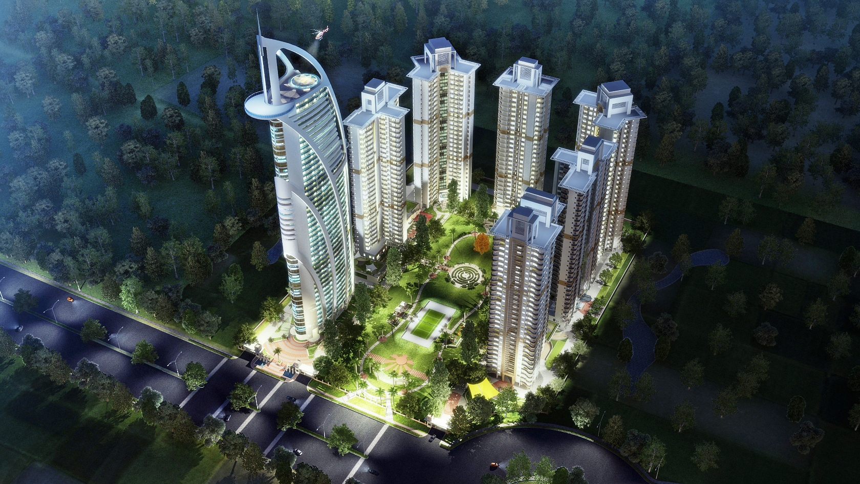  3  BHK  Apartment for sale in Dasnac The Jewel of Noida Noida