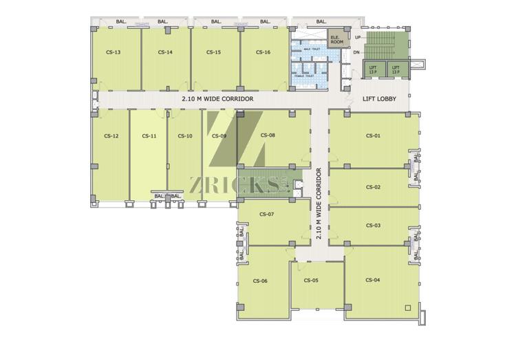 Optus Corporate Suites Floor Plan