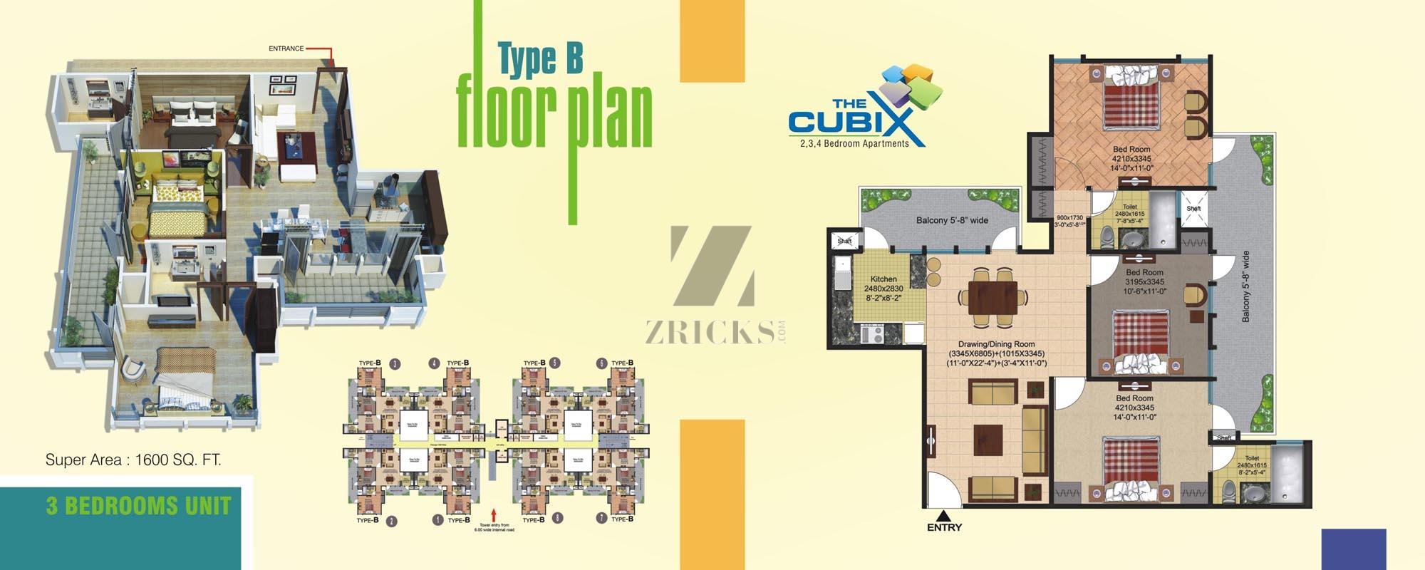 SKG The Cubix Floor Plan