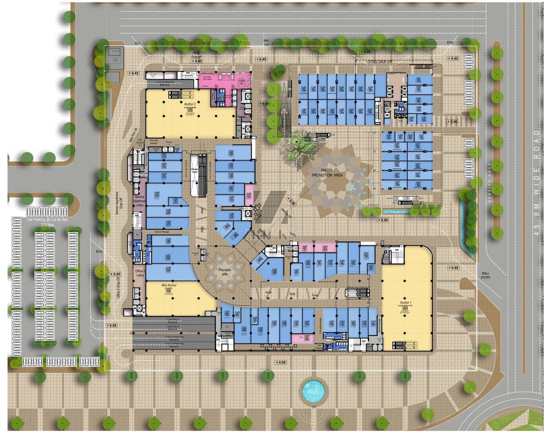 Pratham Vegas Mall Floor Plan