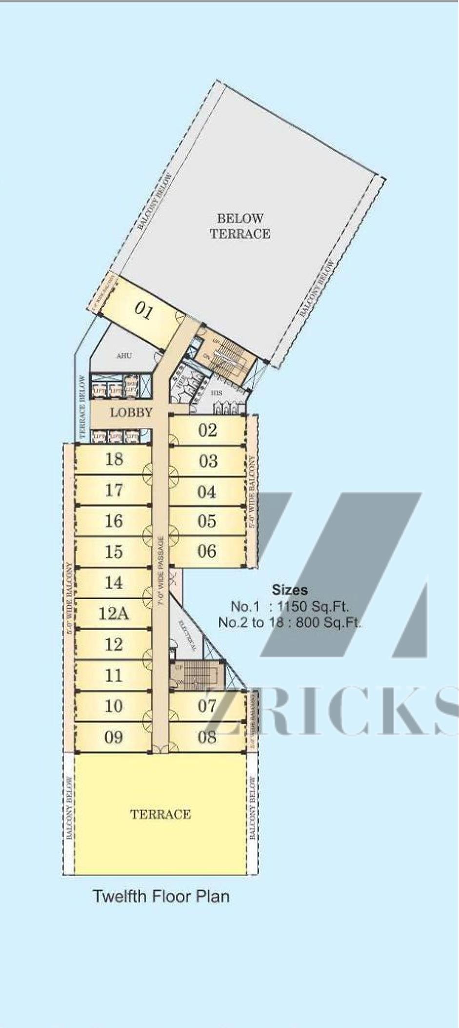 Hansmukhi Deep Residency Floor Plan